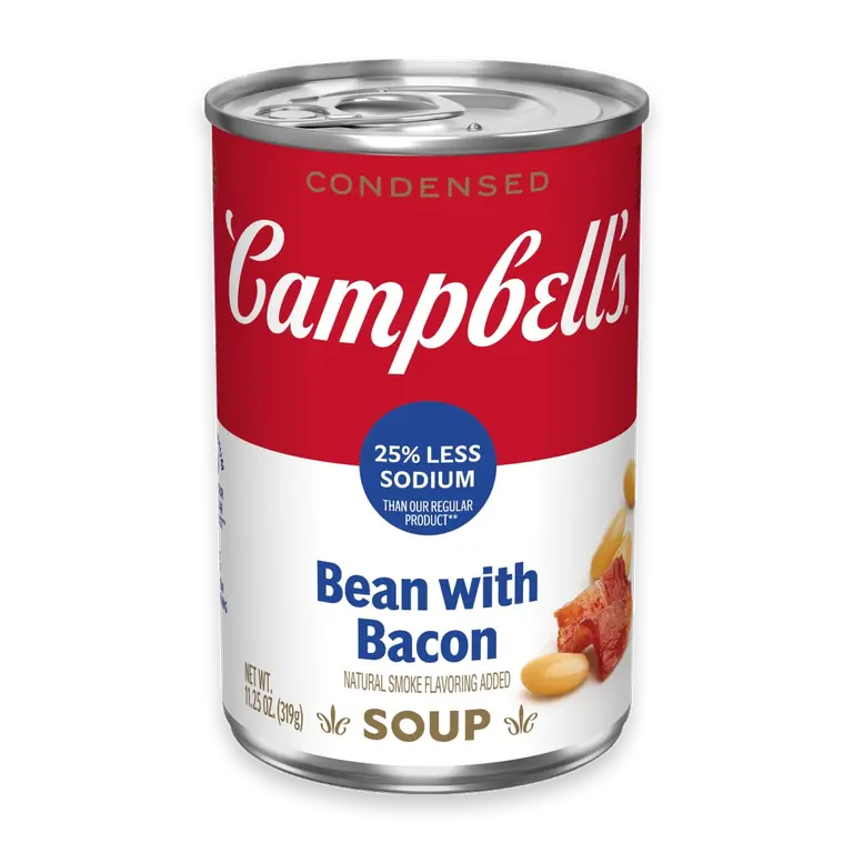 Condensed 25% Less Sodium Bean With Bacon Soup