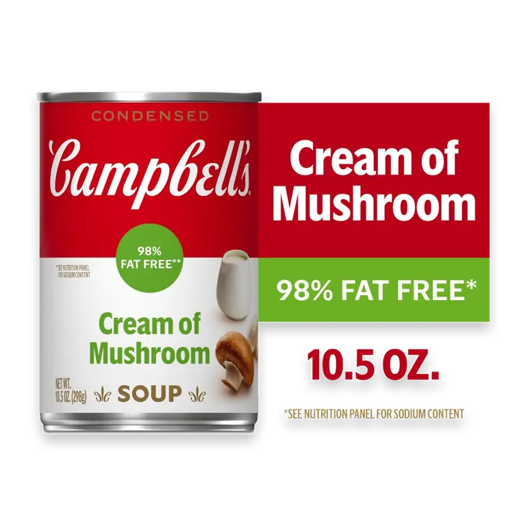 Condensed 98% Fat Free Cream Of Mushroom Soup