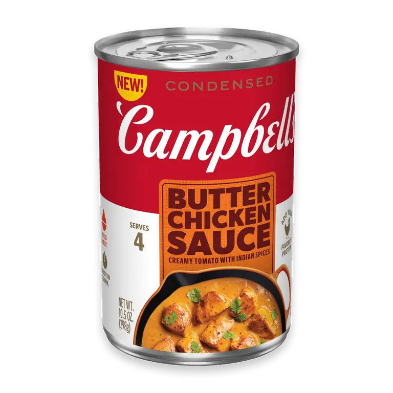 Condensed Butter Chicken Sauce, Creamy Tomato with Indian Spices, 10.5 Oz Can