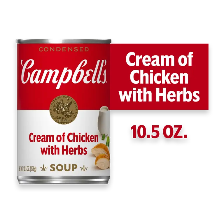 Condensed Cream of Chicken Soup With Herbs, 10.5 oz Can