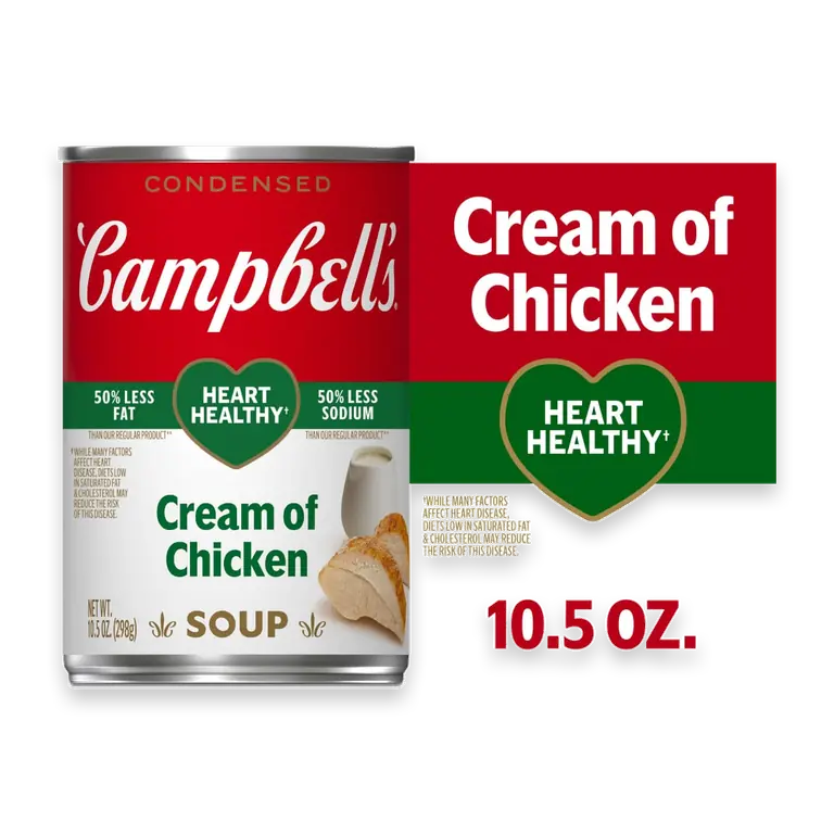 Condensed Heart Healthy Cream Of Chicken Soup