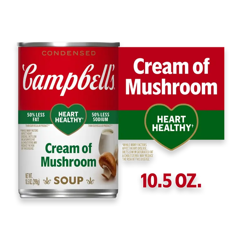 Condensed Heart Healthy Cream Of Mushroom Soup