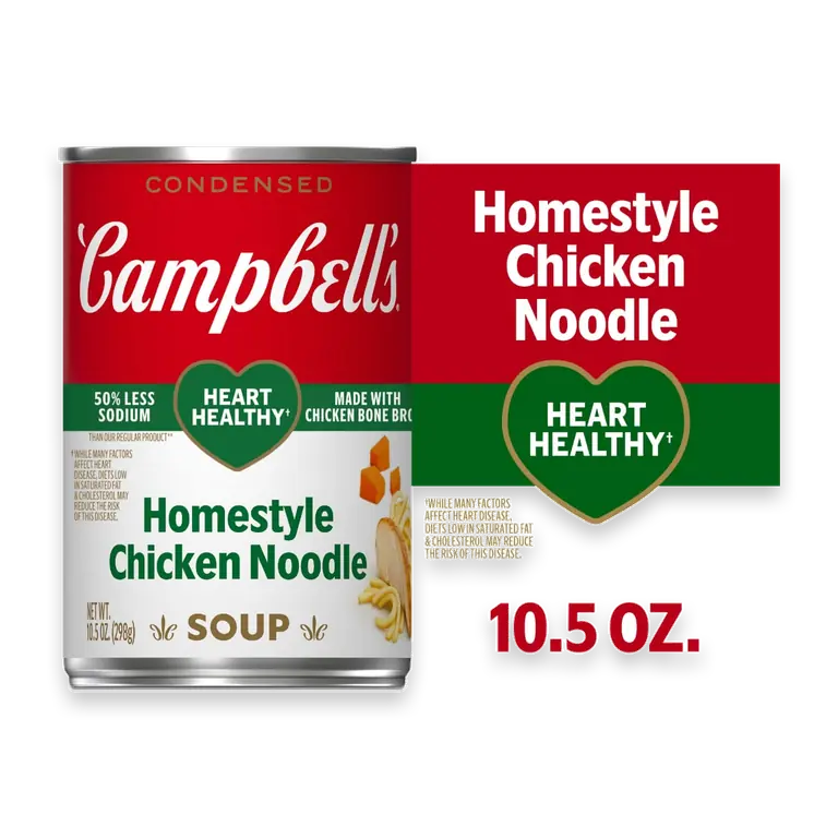 Condensed Heart Healthy Homestyle Chicken Noodle Soup