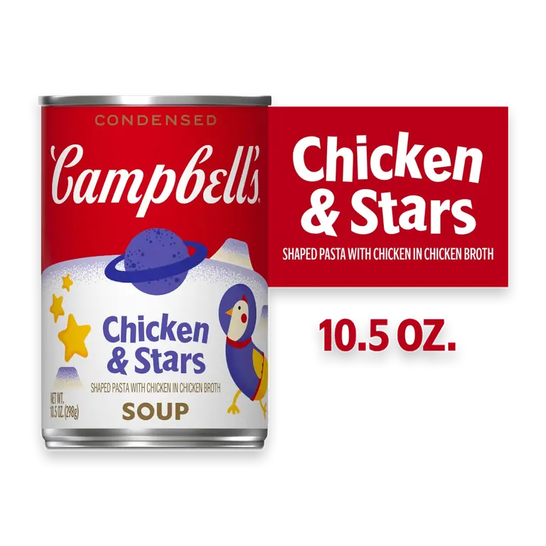 Condensed Kids Chicken and Stars Soup, 10.5 oz Can