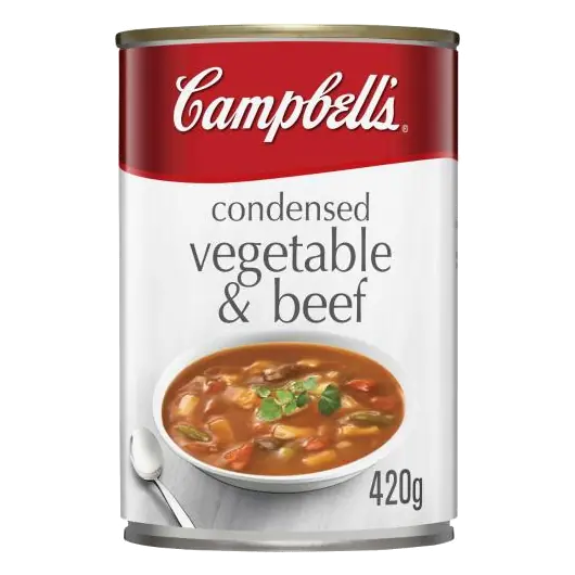 Condensed Soup Can Vegetable Beef