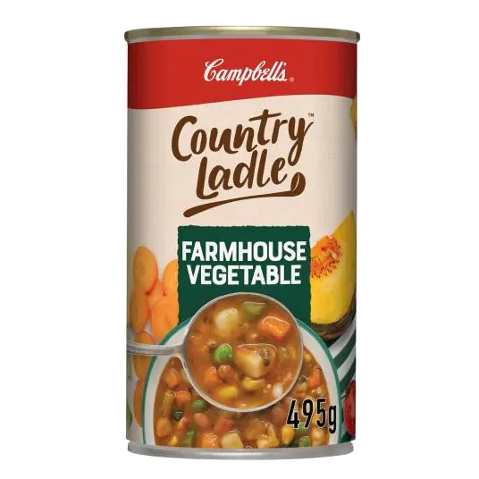 Country Ladle Soup Can Farmhouse Vegetable