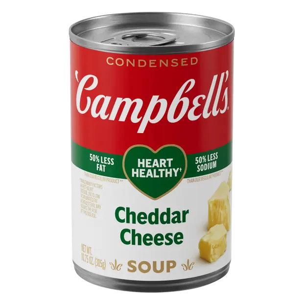 Heart Healthy Condensed Cheddar Cheese Soup