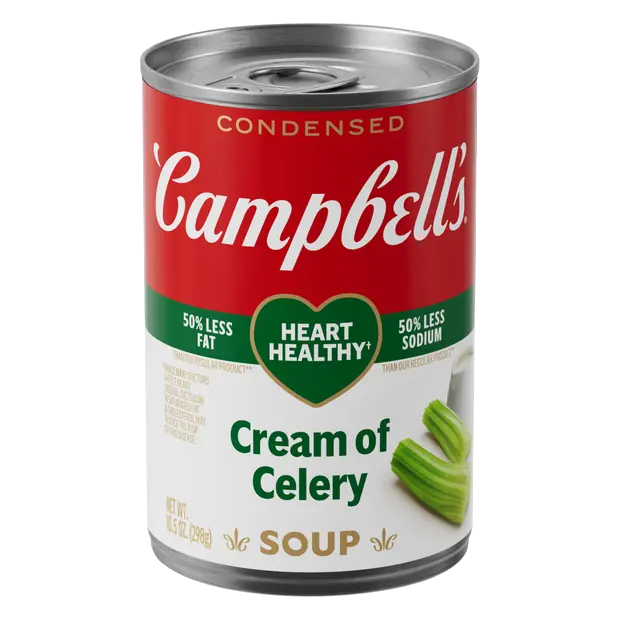 Heart Healthy Condensed Cream of Celery Soup