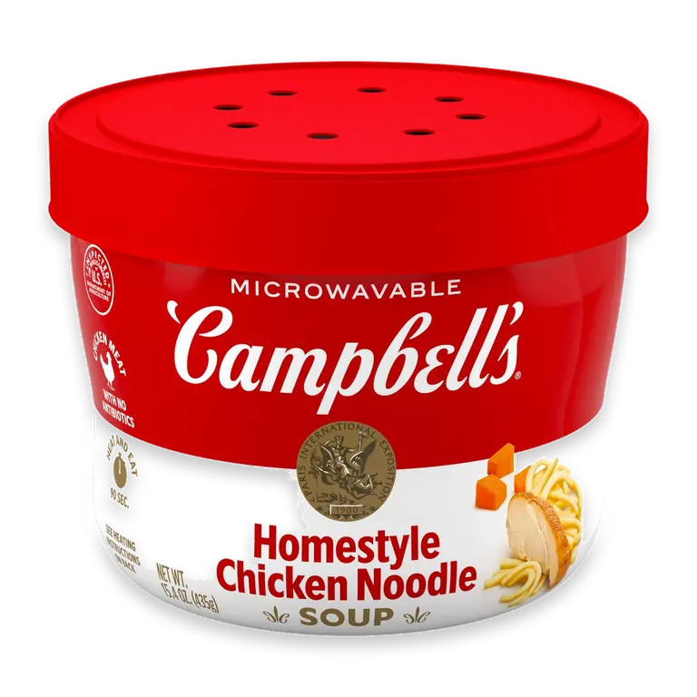 Homestyle Chicken Noodle Soup 15.4 Oz Microwavable Bowl