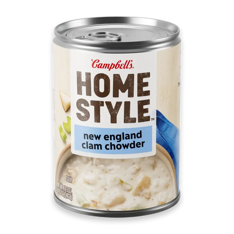 Homestyle New England Clam Chowder Soup 16.3 oz Can