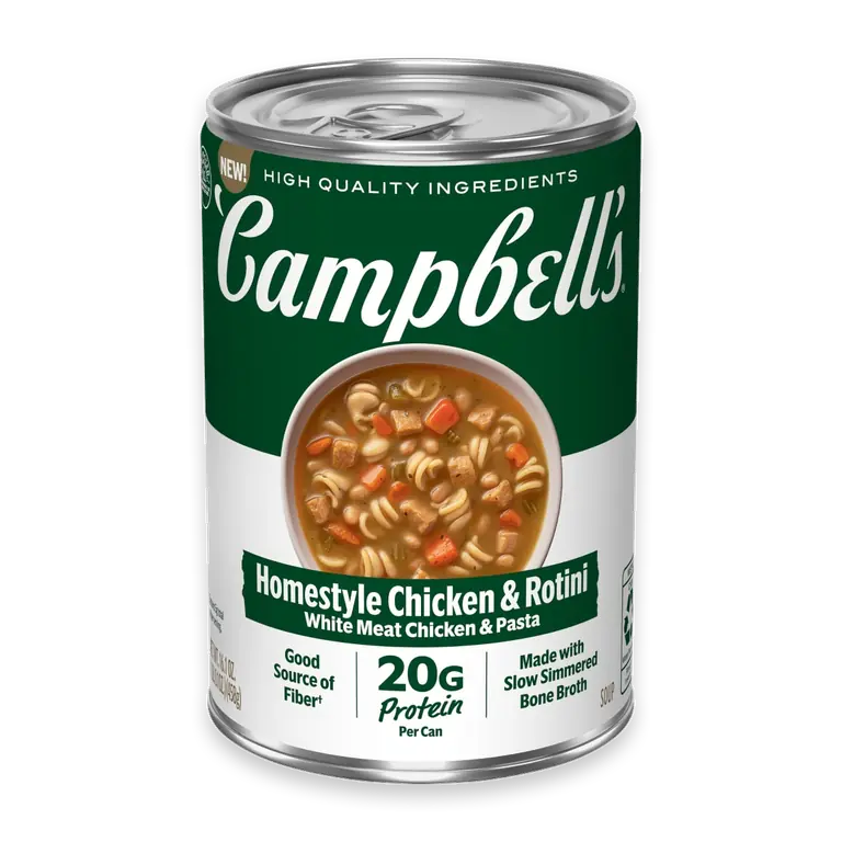 Protein Homestyle Chicken and Rotini Soup, 16.1 Oz Can