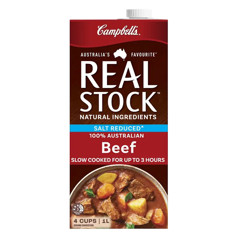 Real Beef Liquid Stock Salt Reduced