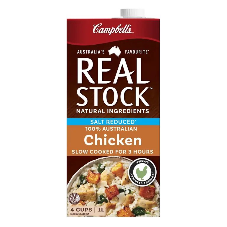 Real Chicken Liquid Stock Salt Reduced