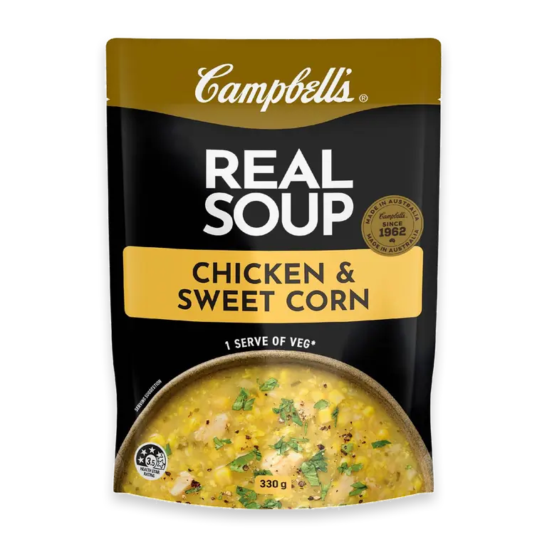 Real Soup Pouch Chicken & Sweet Corn