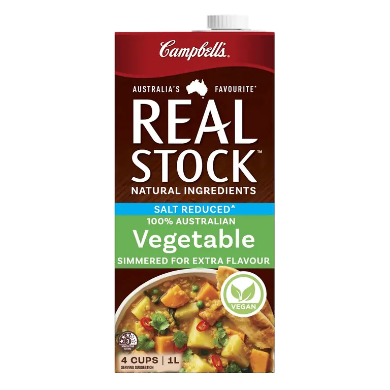 Real Vegetable Liquid Stock Salt Reduced