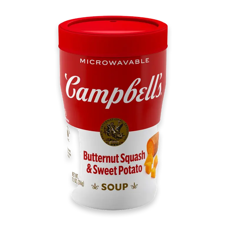 Sipping Soup Butternut Squash and Sweet Potato Soup 11.1 oz Microwavable Cup