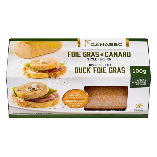 Duck Foie Gras Torchon-Style 100 g
