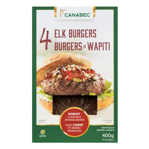 Frozen Burger Elk 4 x 100 g