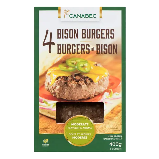 Frozen Burger Bison 4 x 100 g