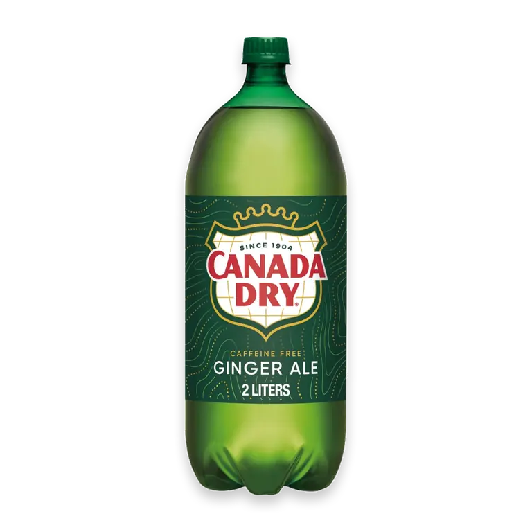 Ginger Ale Caffeine Free Soda Bottle