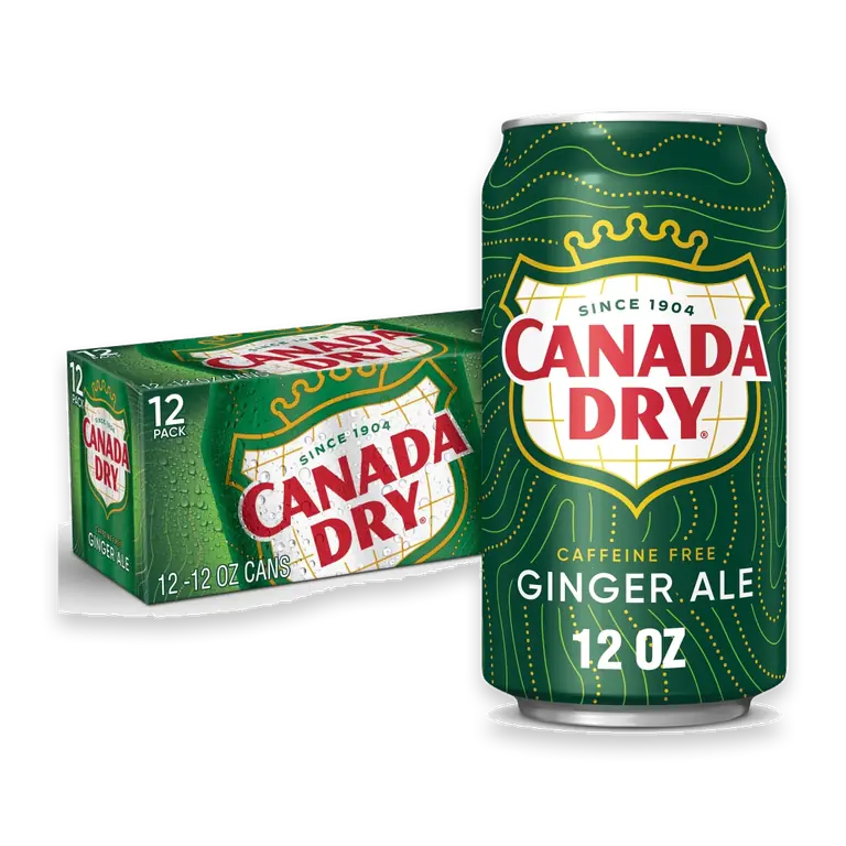 Ginger Ale Caffeine Free Soda Cans