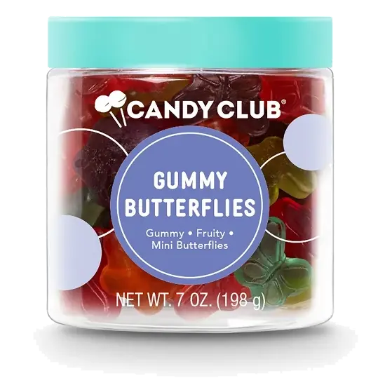 Candy Club Gummy Butterflies, 7oz