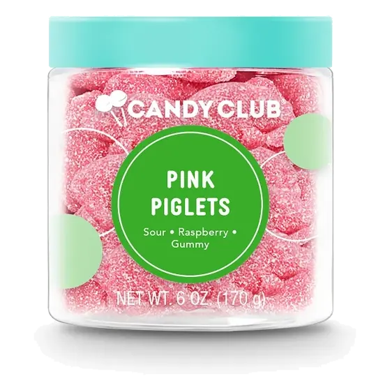 Candy Club Pink Piglets, 6oz