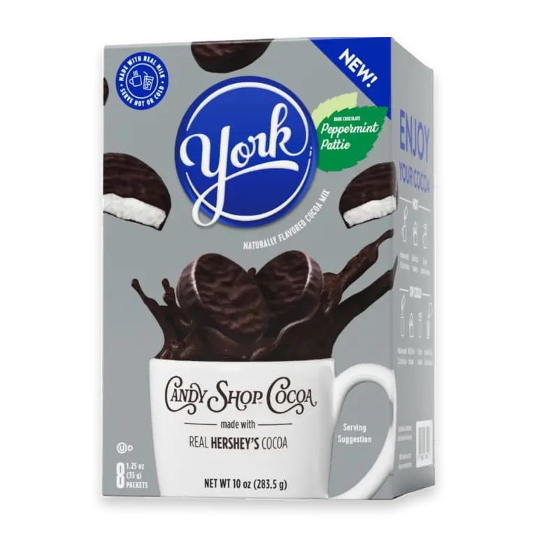 York Peppermint Pattie Dark Chocolate Cocoa Mix