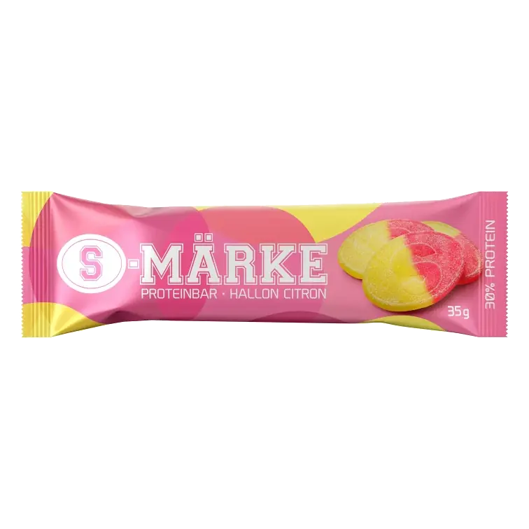 Proteinbar Hallon Citron S-märke 35g