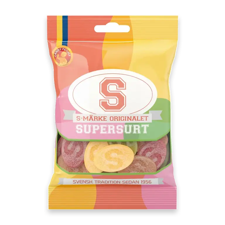 S-märke orginalet Supersurt 80g