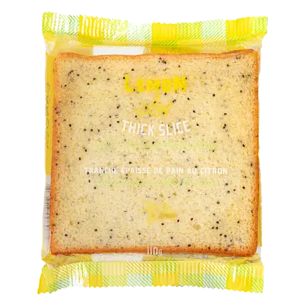 Sliced Loaf Cake Lemon Poppyseed 110 g (frozen)