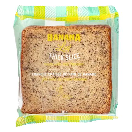 Sliced Loaf Cake Banana 110 g (frozen)