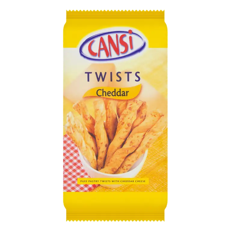 Cansi Cheddar Twists 125g