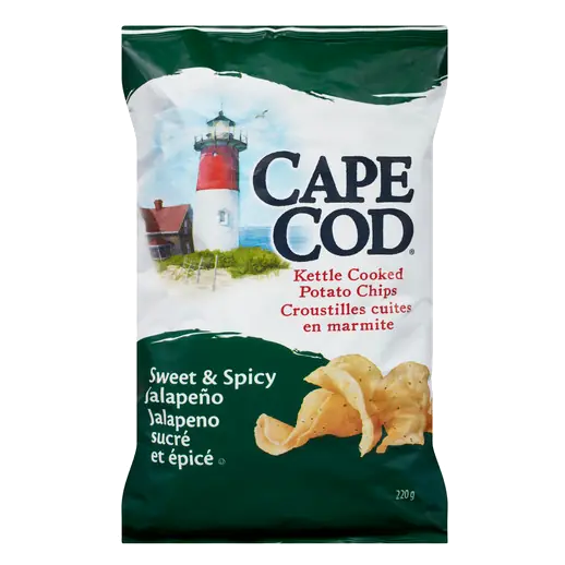 Kettle Cooked Potato Chips Jalapeno Sweet & Spicy 220 g