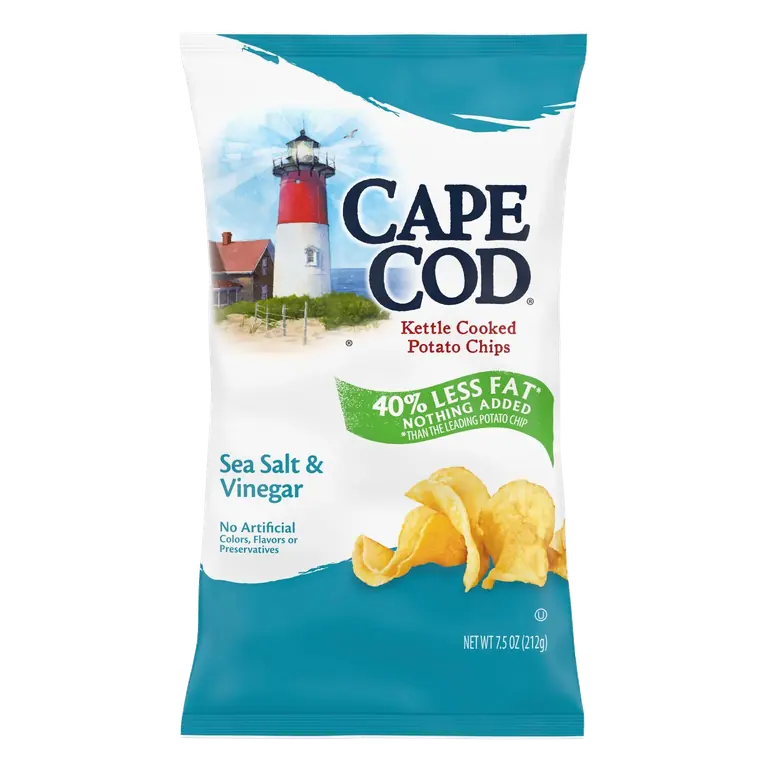 Less Fat Salt & Vinegar Chips