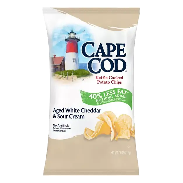 Less Fat White Cheddar & Sour Cream Chips