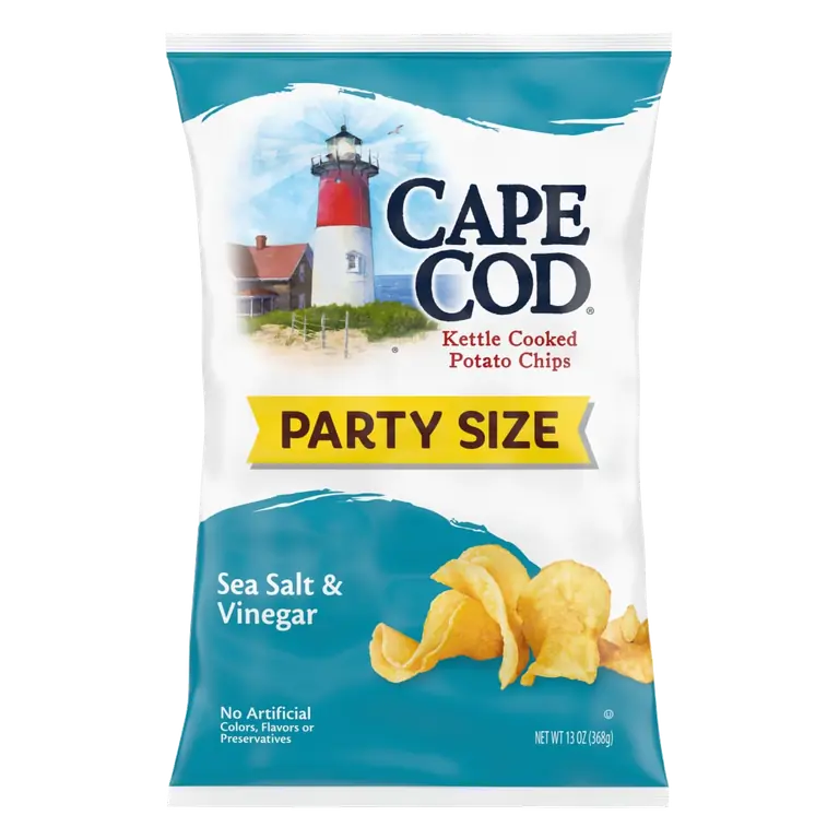 Potato Chips, Sea Salt & Vinegar Kettle Chips
