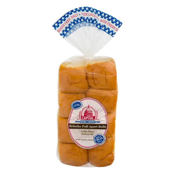 Brioche Pull Apart Dinner Rolls - 8 ct