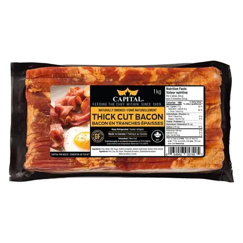 Sliced Bacon Naturally Smoked 1 kg