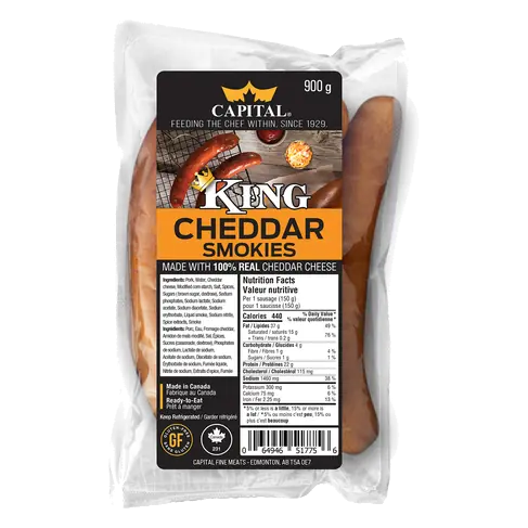 Smokies Cheddar 900 g
