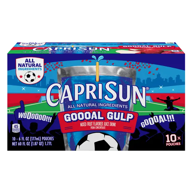 Goooal Gulp Mixed Fruit Juice Drink - 10 pk