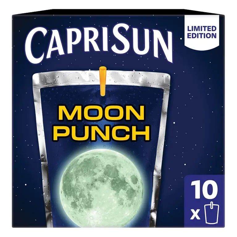 Capri Sun Moon Punch Wild Cherry Juice Boxes, 10pk/6 fl oz Pouches