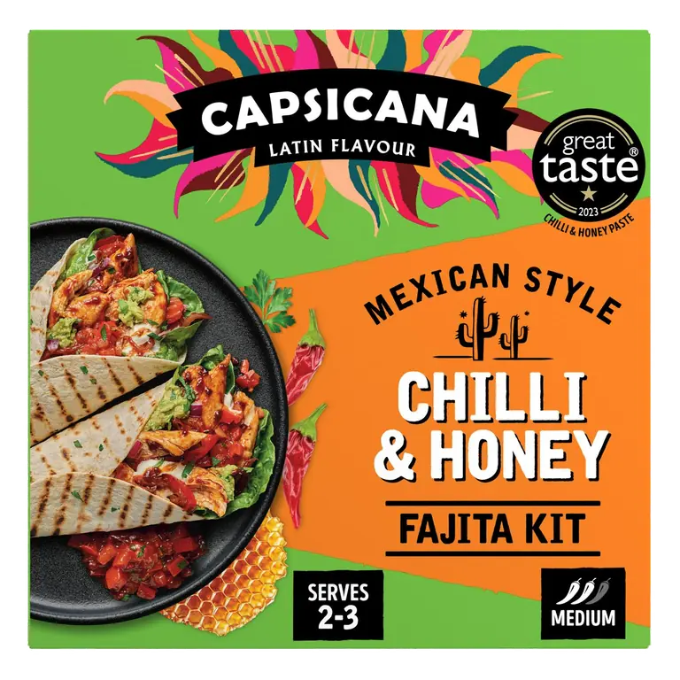 Latin Flavour Mexican Chilli & Honey Fajita Kit 335g