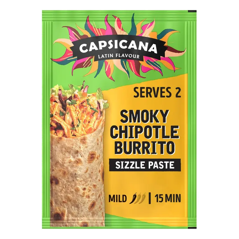 Mexican Burrito Tomato & Chipotle Mild Spice Paste 60g