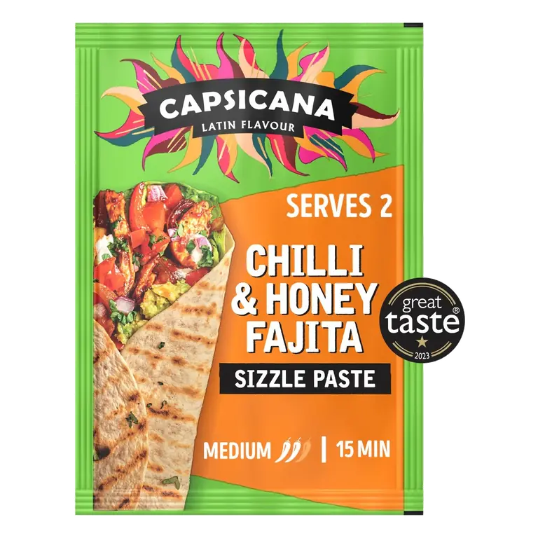 Mexican Fajita Chilli & Honey Cooking Medium Spice Paste 60g