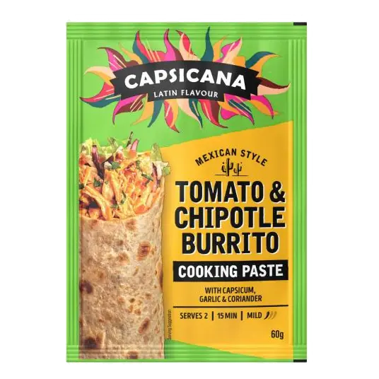 Mexican Style Burrito Tomato & Chipotle Paste