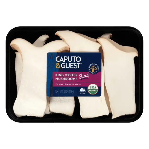 Organic King Oyster Mushrooms Sliced