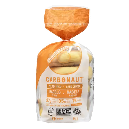 Gluten-Free Bagel Plain 335 g (frozen)