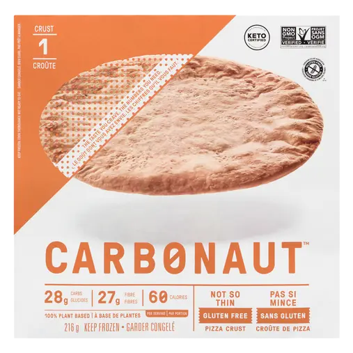 Gluten-Free Frozen Pizza Crust Not So Thin 216 g