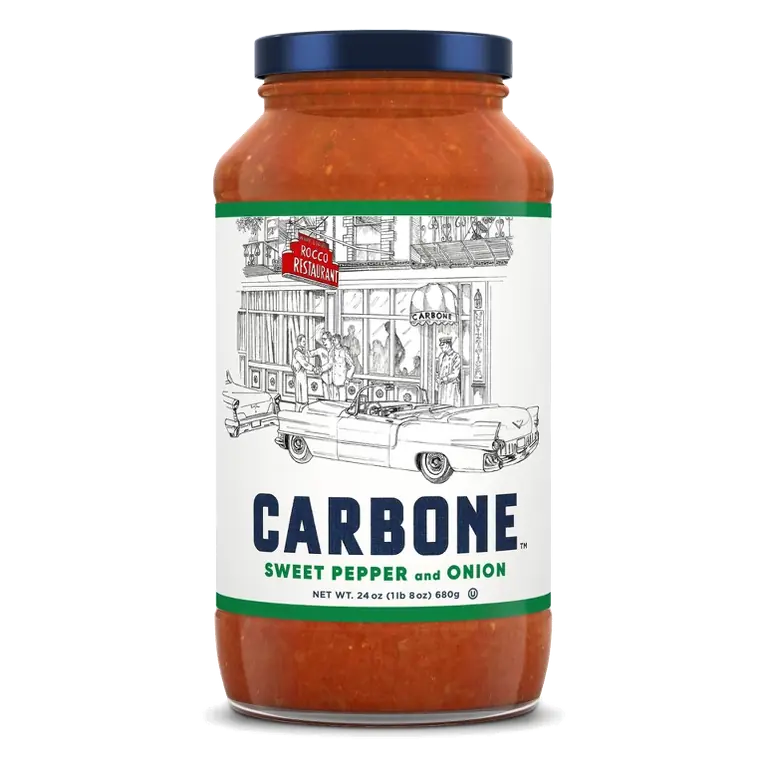 Carbone Peppers & Onions Sauce, 24oz